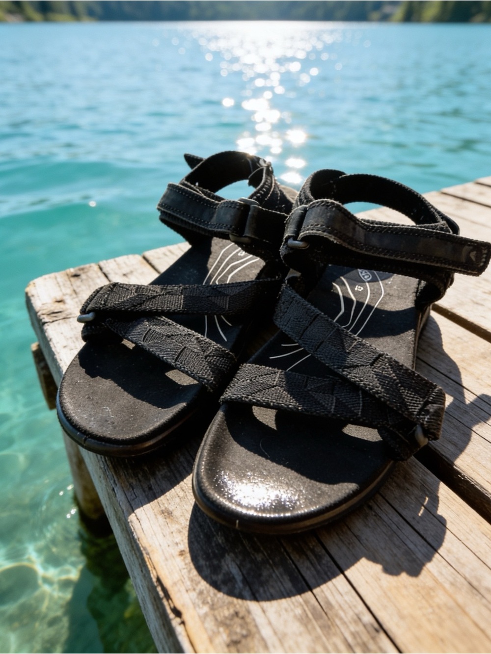 ECCO Nubuck Outdoor Sandal - SZ 41 (SZ 10 - 10.5) - Picture 16 of 16